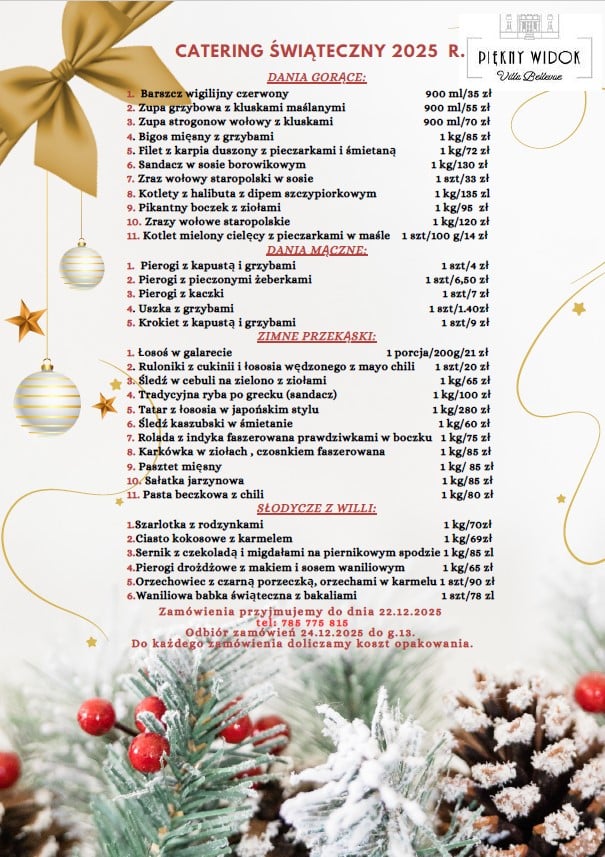 Catering2025 Menu - Catering Świąteczny 2025