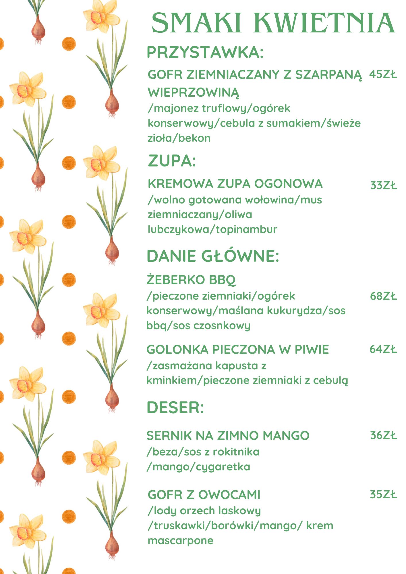 restauracja elbląg menu sierpień 2025